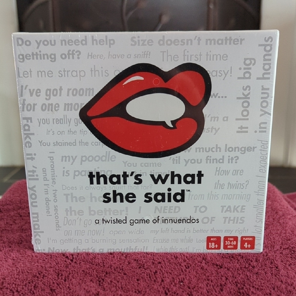That's What She Said Game New I. Package...